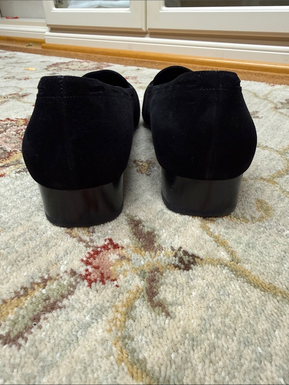Salvatore Ferragamo Darrel style Black Suede Women’s Loafers - Picture 4 of 8